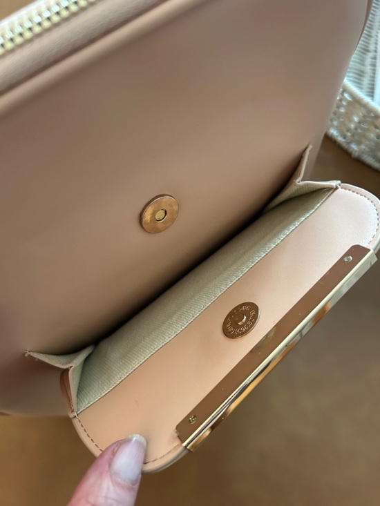 Skye LeFevre Blush Pink Backpack with Gold Accents